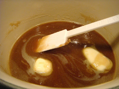 making caramel