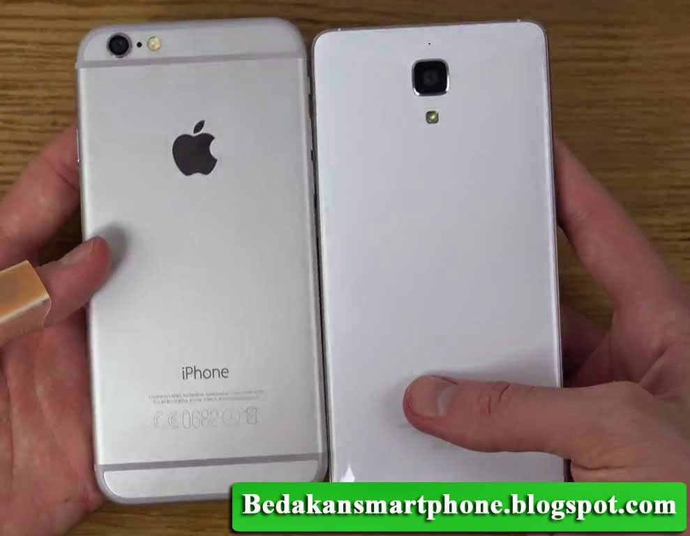 Perbedaan Smartphone Xiaomi Mi4 Vs Iphone 6  Beda HP