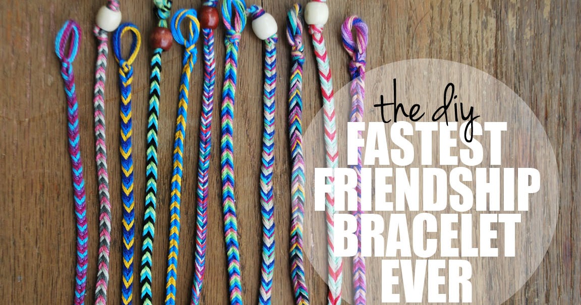 Easy Friendship Bracelet - Basic ZigZag * Moms and Crafters