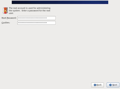 Set root account's password.