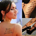 Megan Fox's Tattoos