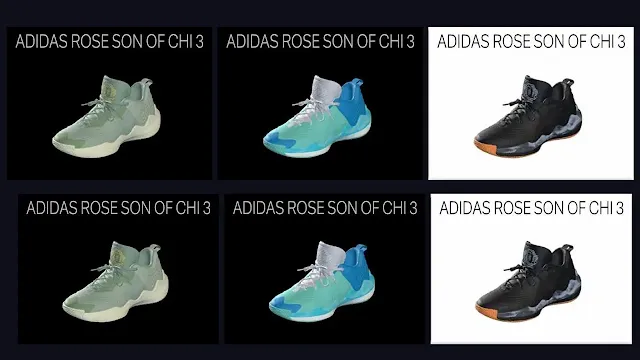 NBA 2K24 Adidas Rose Son of Chi 3 Shoes