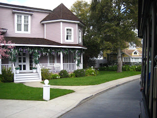 Wisteria Lane of Desperate Housewives, the purple house used to be the Munster house.