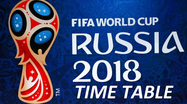 FIFA World Cup 2018 Schedule, Fixtures, Time Table PDF ...