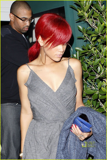 Rihanna Red Hairstyles