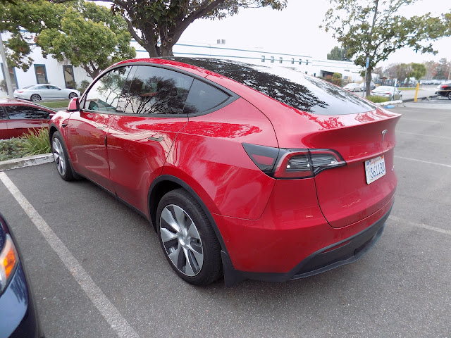 2021 Tesla Model Y-Before color change done at Almost Everything Autobody