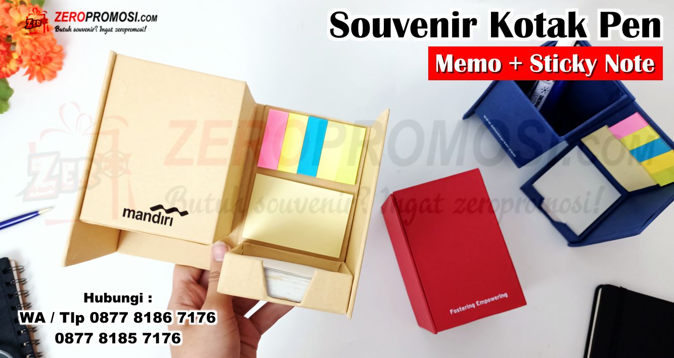 Pen Memo Kertas Tempel Multifungsi, Kotak Pen Memo, Kotak Pulpen Dengan Sticky Notes, Pen Holder Sticky Note, sticky note Kotak - Kertas Memo & Sticky Notes, box set Memo Sticky note, Custom Kotak Pen Memo + sticky note, Pen Holder + Memo custom