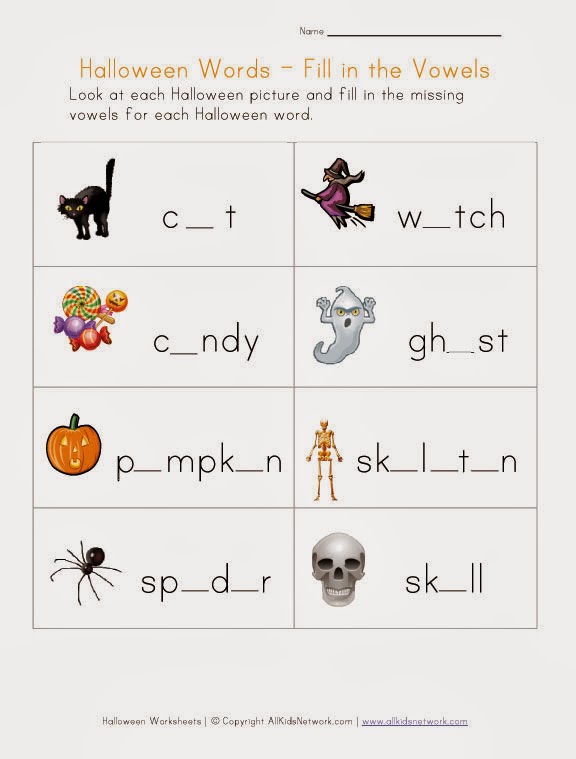 Halloween Activity Sheets 3