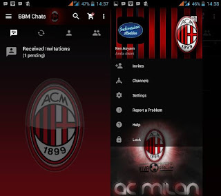 BBM Mod Tema SepakBola Apk 2.13.1.14 Versi Terbaru 2016