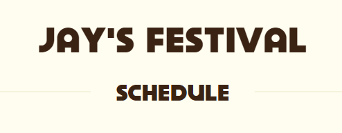  Check out Jay's ACL Festival Schedule Page
