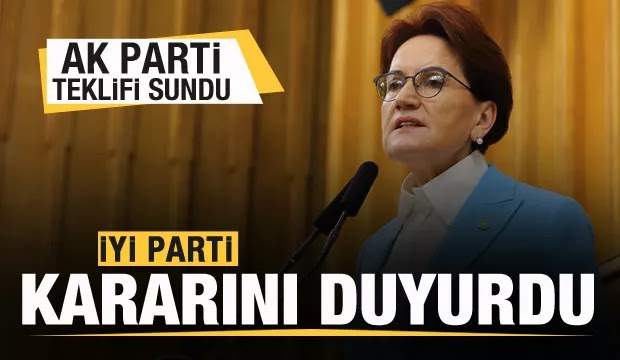 AK Parti teklifini sundu