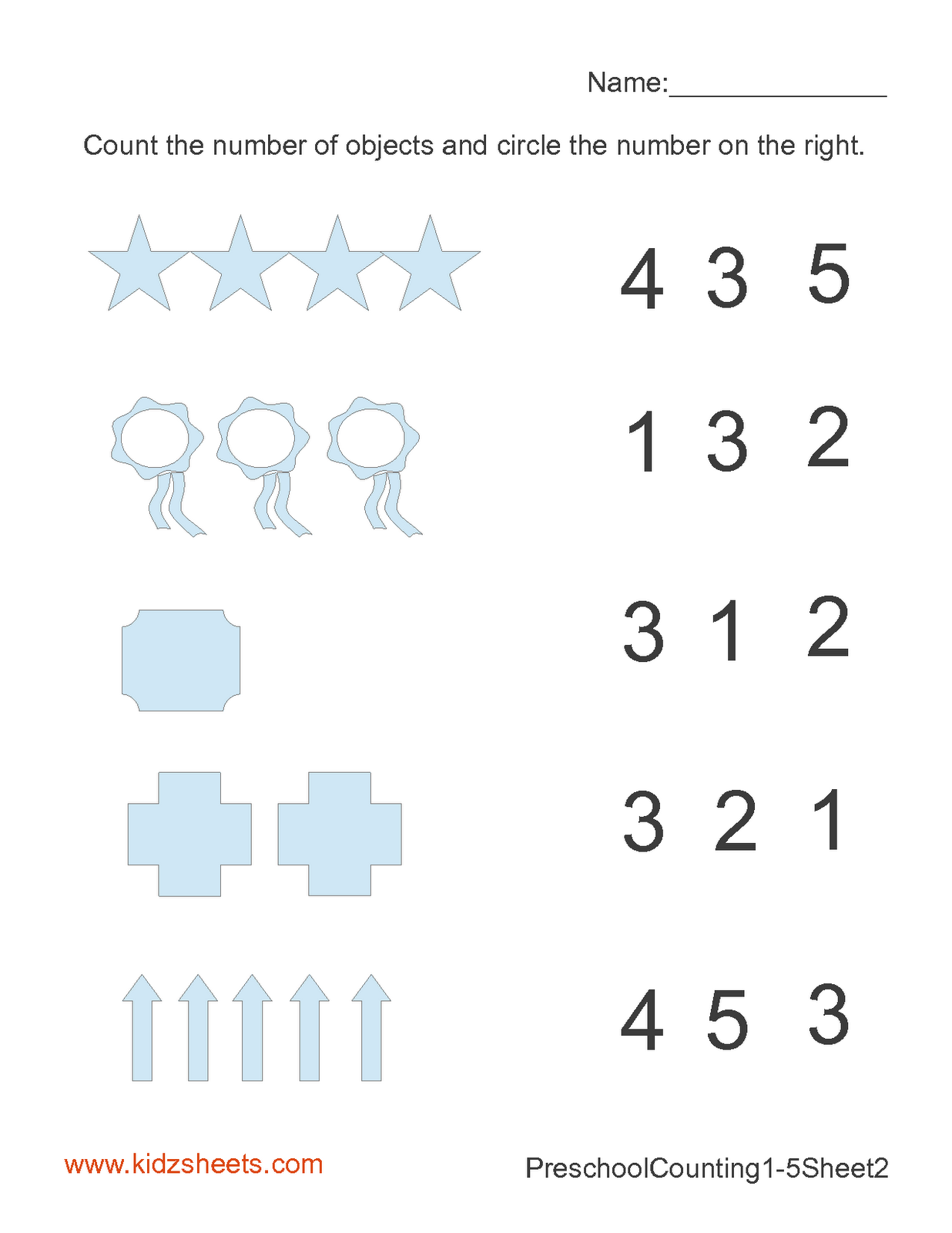 counting numbers 1 5 worksheets counting worksheets kids