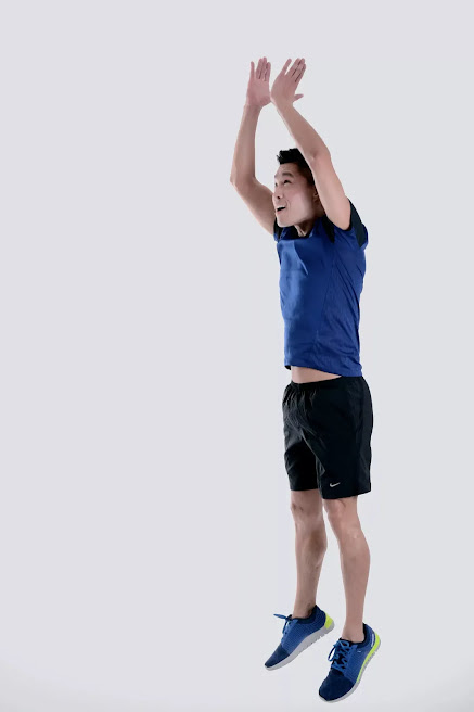 Jumping jacks exercise