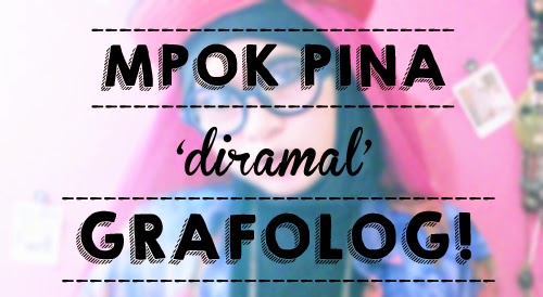 Mpok Pina 'diramal' Grafolog !