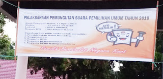 Atribut Ayo Datang ke TPS Untuk Memilih