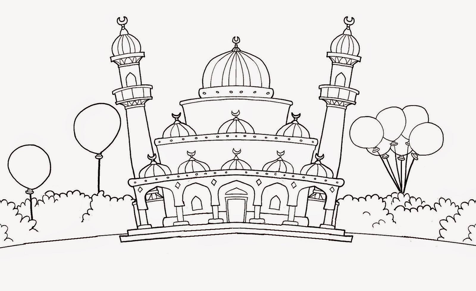 Download Mosque Coloring Pages Coloring Coloring Pages