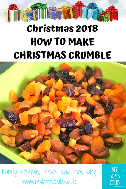 How to Make Christmas Crumble vegan easy recipe