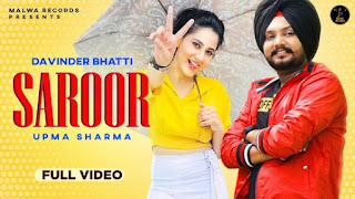 Saroor Lyrics Davinder Bhatti