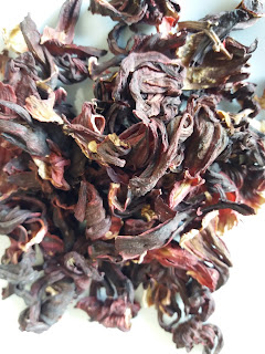 dried hibiscus flower petals