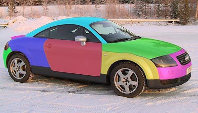 Audi TT Harlequin Art Car Wannabe #7