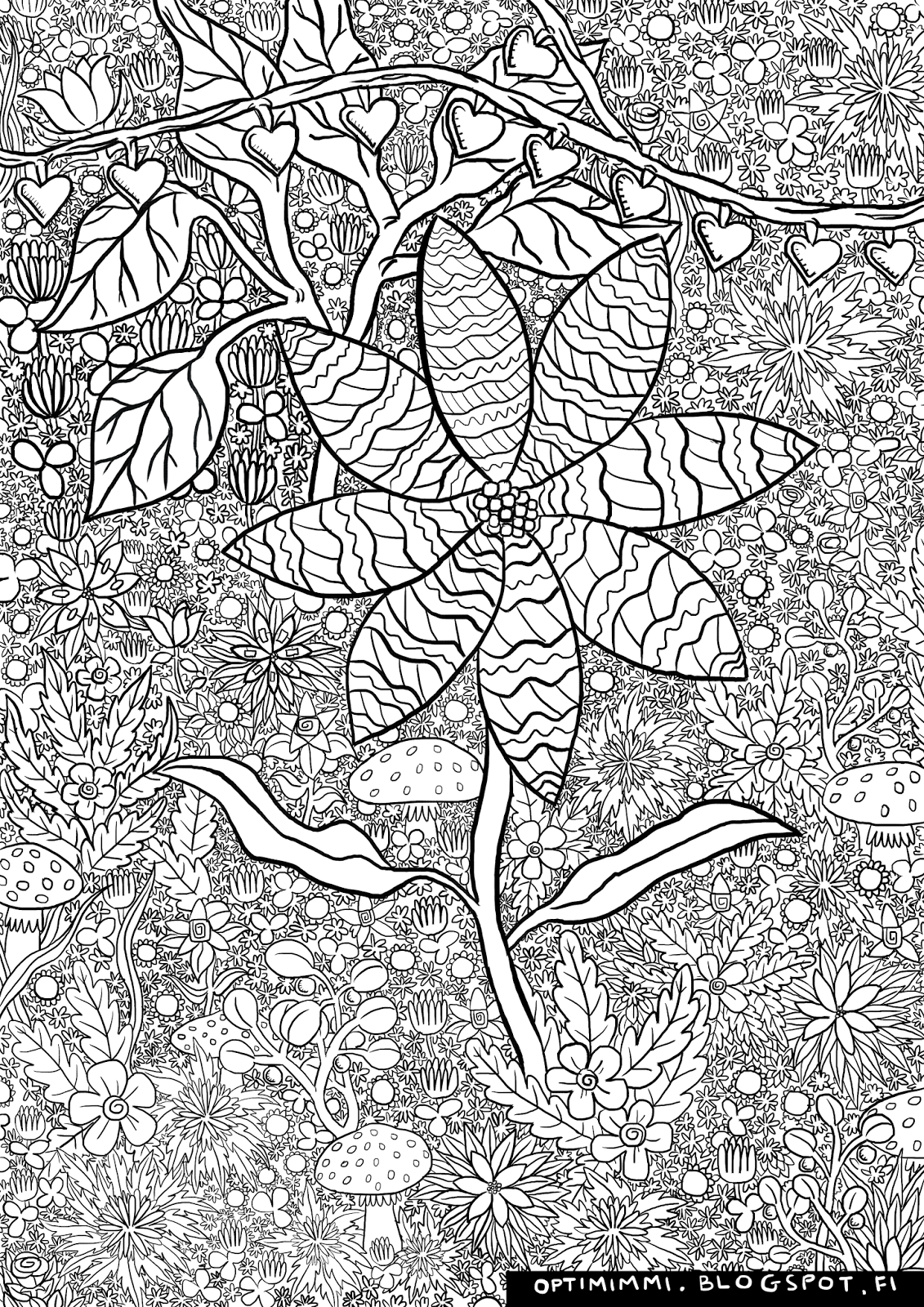 Download OPTIMIMMI: 2016: Coloring pages / 2016: Värityskuvat
