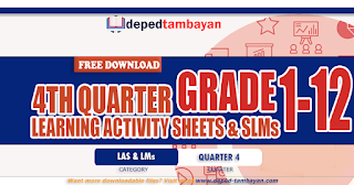 FREE DOWNLOAD QUARTER 4 LEARNING ACTIVITY SHEETS