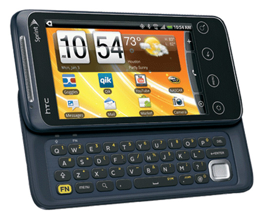 Sprint’s HTC EVO Shift 4G Android Phone, QWERTY