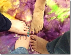 feet
