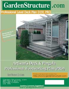 Deck with Pergola Designs