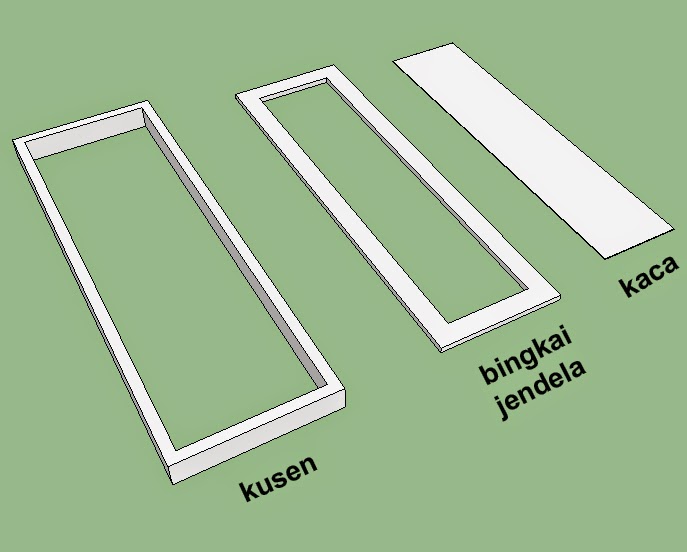 Membuat pintu dan jendela pada Sketchup Vray Sketchup TUT