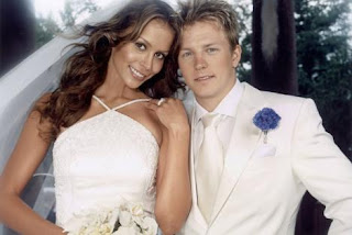 Kimi Raikkonen and Jenni Dahlman