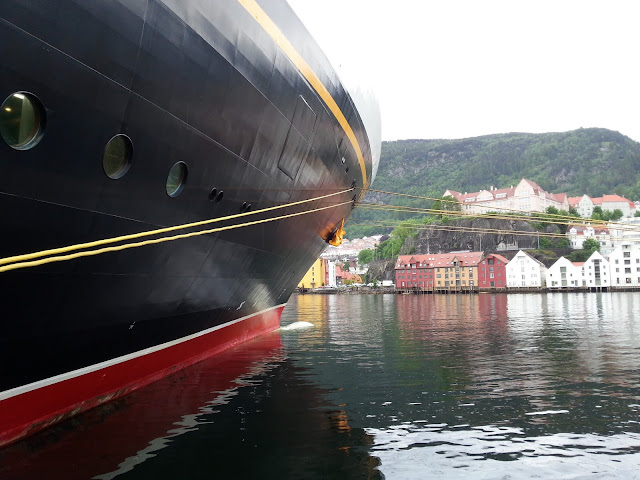 Cruise ship Disney Magic in Bergen, Norway; Fjord cruise; Frozen Cruise