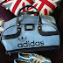 Vintage Adidas Peter Black bag & sneakers