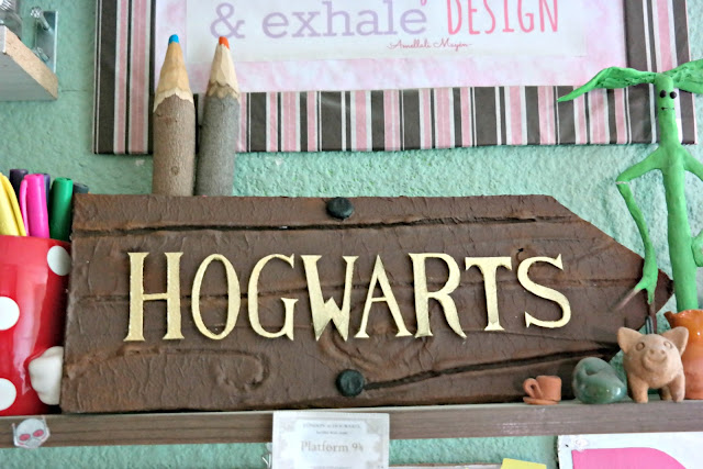 hogwarts sign diy