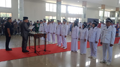 Bupati Empat Lawang Joncik Muhammad Lantik 103 Kades Terpilih Periode 2022-2028