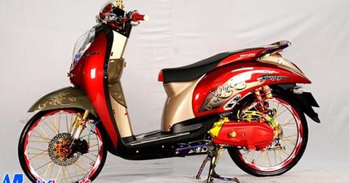 Gambar Modifikasi Motor Honda Matic Scoopy Terbaru 2019 