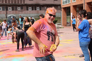 Fiestas hindú de colores en el Día de Rontegi