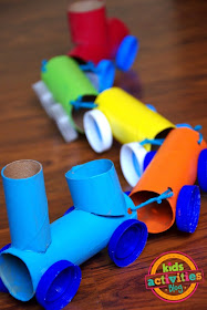 Toilet Paper Roll Train Craft 