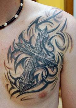 Cross Tattoos With Tribal Cross Tattoos With Tribal