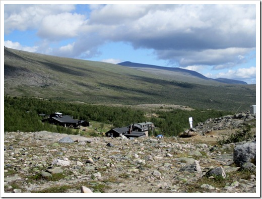 Hejdå Kebnekaise fjällstation. Det var ett kort stopp hos dig i år. Kom in som nummer 6.