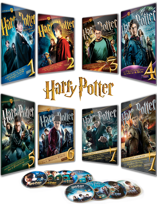 Harry Potter Collection 1-8 (2001-2011) 1080p BluRay x264 Dual Audio [English -Hindi] free download