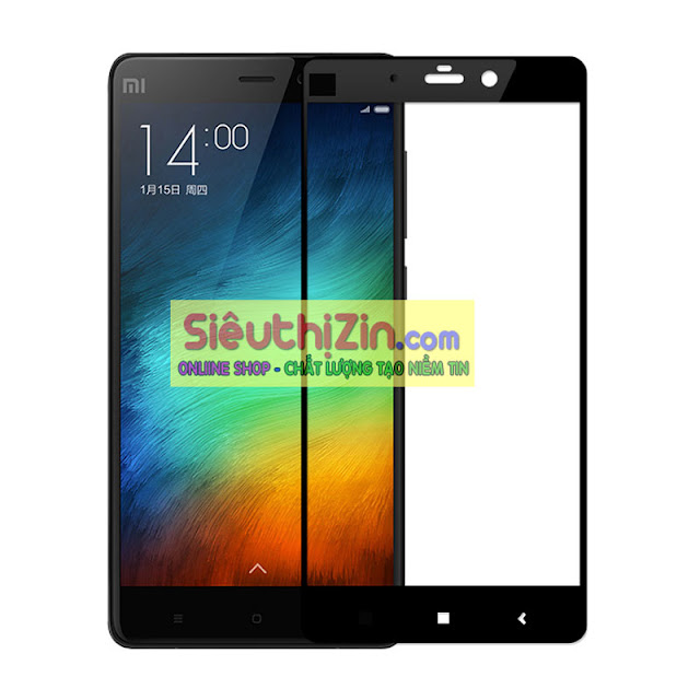 Miếng dán cường lực Xiaomi Mi note full màn hình 