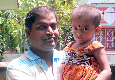 Pranitaa with her father