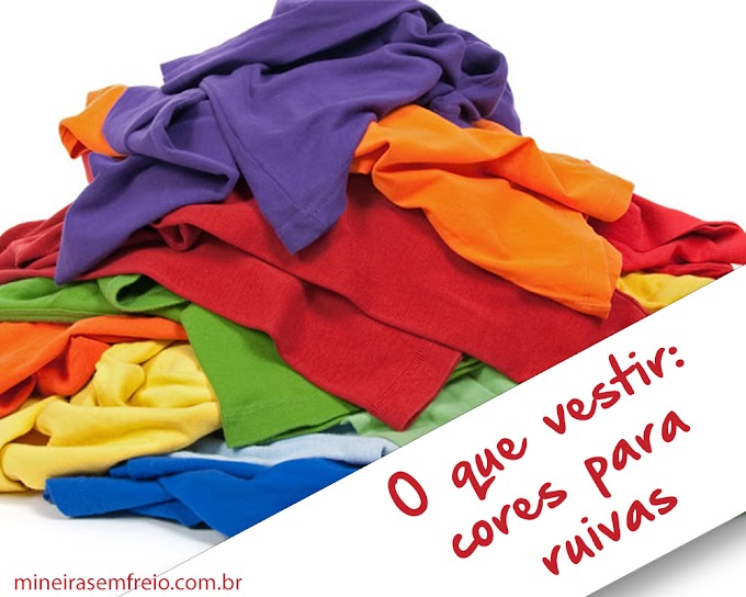 O que vestir: cores para ruivas