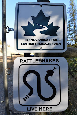 Trans Canada Trail sign Midway British Columbia.