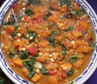 Moroccan pumpkin soup