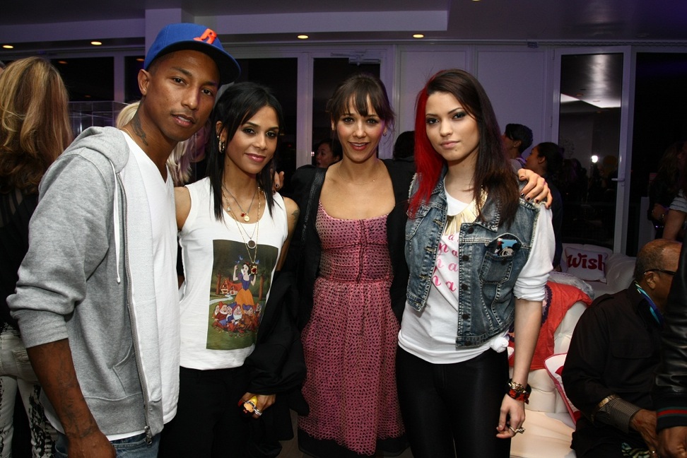 Pharrell Williams Kidada Jones Rashida Jones and Maxine Ashley