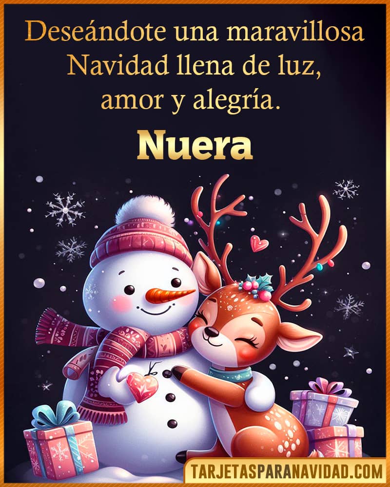 Frases de navidad para mi Nuera