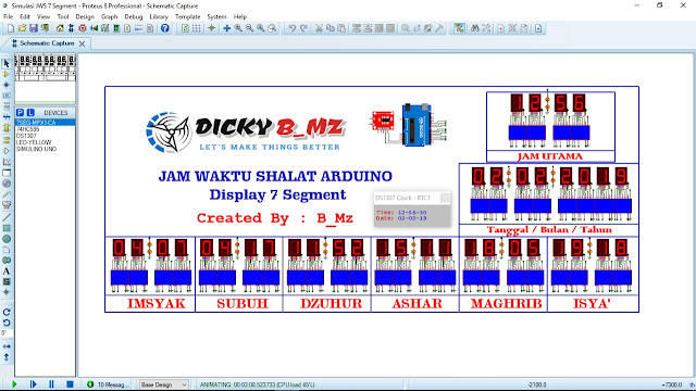 Membuat Jam Waktu Shalat Seven Segment menggunakan Arduino Berdasarkan Lokasi Lintang dan Bujur