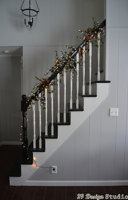 Painted Stairs Black and White